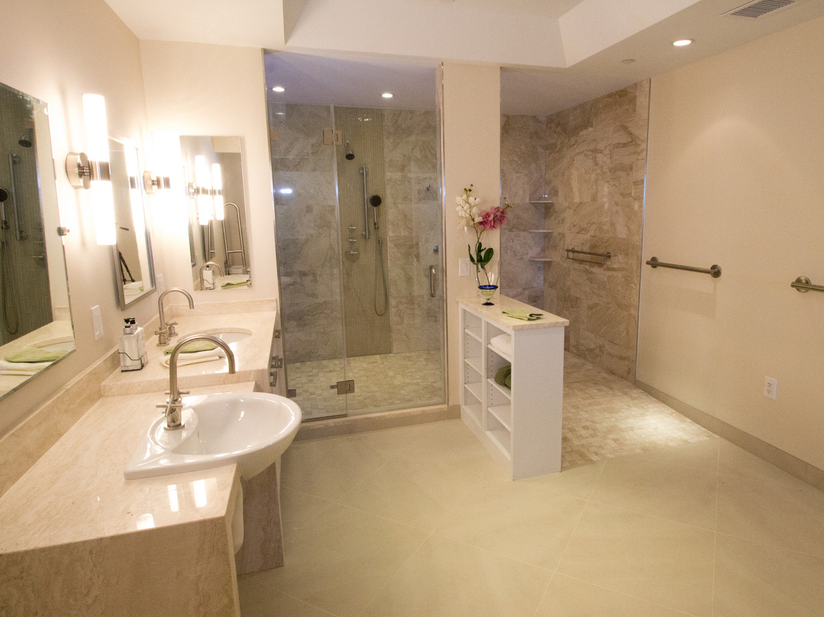 Universal Design Universal Design Remodeled Bathroom