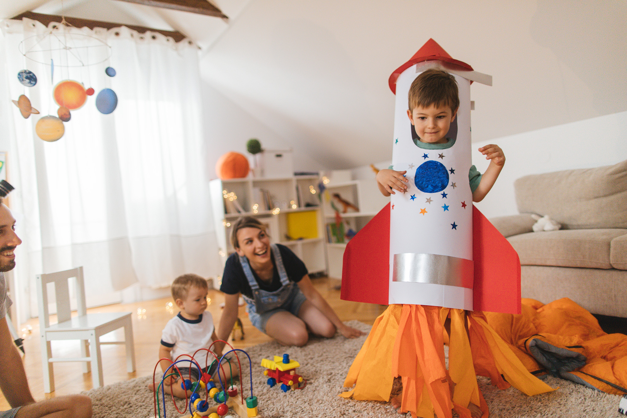 My big brother is a rocket!