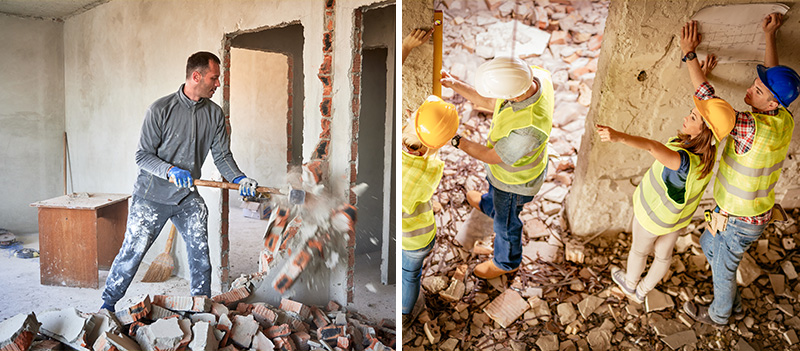 home renovation demolition