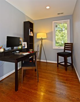 homework nook in second story addition in mclean va by glickman design build